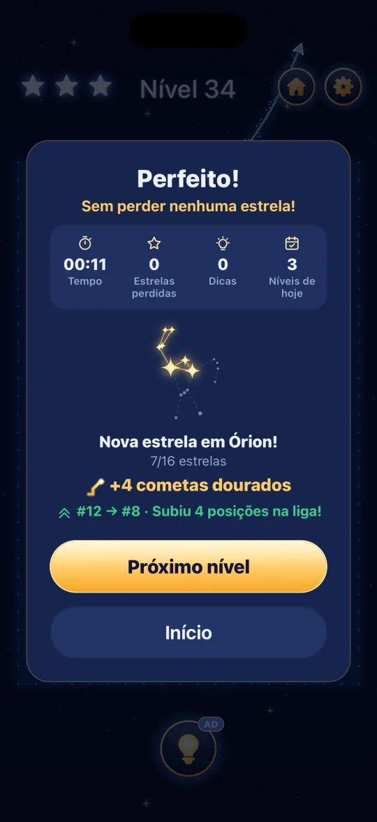 Vitória no Comet Out: