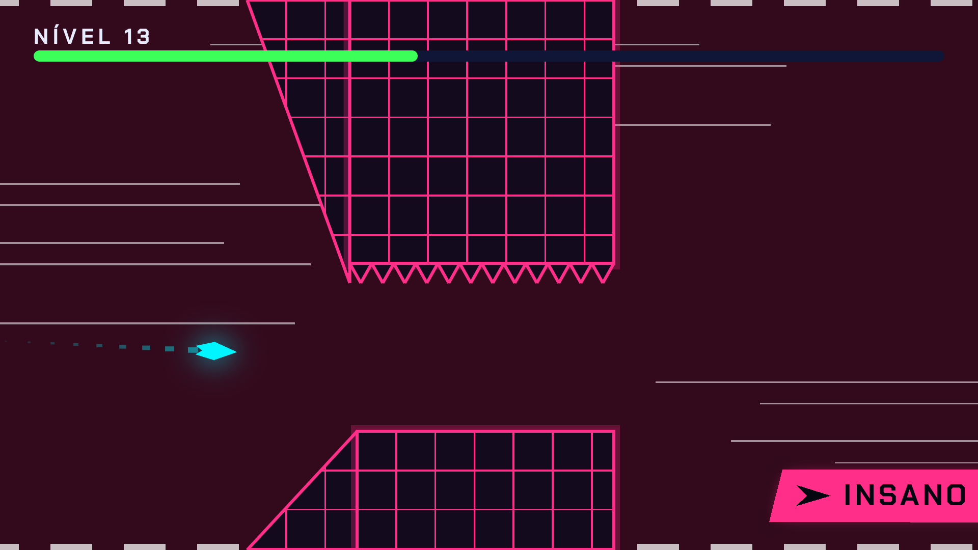 Rasante no nível insano: o grau de dificuldade mais alto do jogo